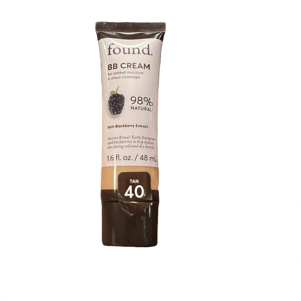 Found BB‎ Cream with Blackberry Extract, 40 TAN 1.6 fl oz Hydration Tinted Cream